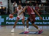 Jaylen Hands of Openjobmetis Varese plays during the LBA Italy Championship match between Openjobmetis Varese and Trapani Shark in Varese, I...