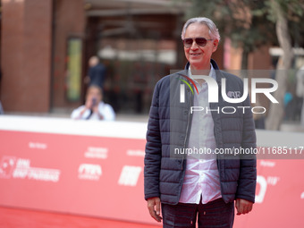 Andrea Bocelli attends the ''Andrea Bocelli 30 - The Celebration'' photocall at Auditorium Parco Della Musica in Rome, Italy, on October 20,...