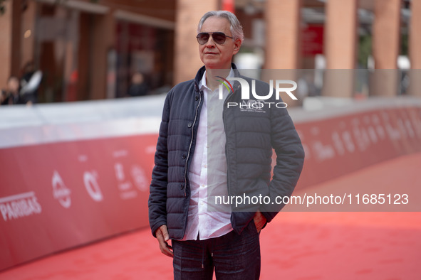 Andrea Bocelli attends the ''Andrea Bocelli 30 - The Celebration'' photocall at Auditorium Parco Della Musica in Rome, Italy, on October 20,...