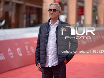 Andrea Bocelli attends the ''Andrea Bocelli 30 - The Celebration'' photocall at Auditorium Parco Della Musica in Rome, Italy, on October 20,...