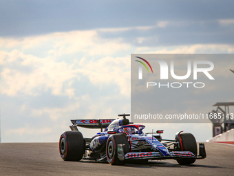 Liam Lawson of New Zealand drives the (30) Visa Cash app RB VCARB01 Honda RBPT during the qualifying for the Formula 1 Pirelli United States...