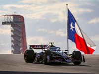 Nico Hulkenberg of Germany drives the (27) MoneyGram Haas F1 Team VF-24 Ferrari during the qualifying for the Formula 1 Pirelli United State...