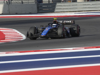 Franco Colapinto of Argentina drives the (43) Williams Racing FW46 Mercedes during the qualifying for the Formula 1 Pirelli United States Gr...