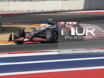 Nico Hulkenberg of Germany drives the (27) MoneyGram Haas F1 Team VF-24 Ferrari during the qualifying for the Formula 1 Pirelli United State...