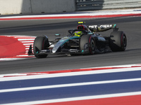 Lewis Hamilton of the UK drives the (44) Mercedes-AMG Petronas F1 Team F1 W15 E Performance Mercedes during the qualifying at the Formula 1...