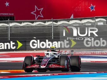 Nico Hulkenberg of Germany drives the (27) MoneyGram Haas F1 Team VF-24 Ferrari during the qualifying for the Formula 1 Pirelli United State...