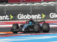 George Russell of the UK drives the (63) Mercedes-AMG Petronas F1 Team F1 W15 E Performance Mercedes during the qualifying for the Formula 1...