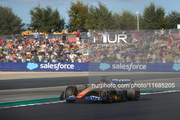 Esteban Ocon of France drives the (31) BWT Alpine F1 Team A524 Renault during the qualifying for the Formula 1 Pirelli United States Grand P...