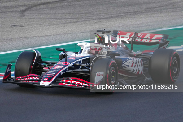 Kevin Magnussen of Denmark drives the (20) MoneyGram Haas F1 Team VF-24 Ferrari during the qualifying for the Formula 1 Pirelli United State...