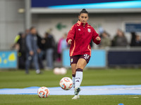 During the Barclays FA Women's Super League match between Manchester City and Aston Villa at the Joie Stadium in Manchester, England, on Oct...