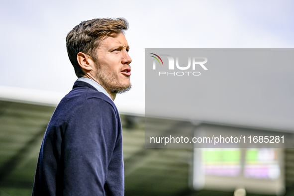 AFC Ajax Amsterdam forward Wout Weghorst plays during the match between Heracles Almelo and Ajax at the Asito Stadium for the Dutch Eredivis...