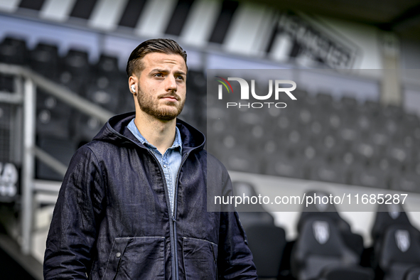 AFC Ajax Amsterdam goalkeeper Diant Ramaj participates in the match between Heracles Almelo and Ajax at the Asito Stadium for the Dutch Ered...