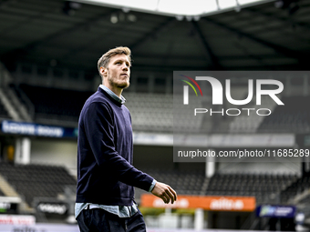 AFC Ajax Amsterdam forward Wout Weghorst plays during the match between Heracles Almelo and Ajax at the Asito Stadium for the Dutch Eredivis...