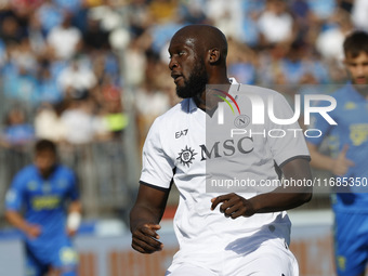 Napoli's Romelu Lukaku plays during the Serie A soccer match between Empoli FC and SSC Napoli at Stadio Carlo Castellani in Empoli, Italy, o...