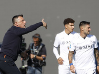 Roberto D'aversa participates in the Serie A soccer match between Empoli FC and SSC Napoli at Stadio Carlo Castellani in Empoli, Italy, on O...