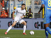 Alessandro Buongiorno of Napoli plays during the Serie A soccer match between Empoli FC and SSC Napoli at Stadio Carlo Castellani in Empoli,...