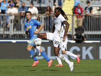 Frank Zambo Anguissa of Napoli plays during the Serie A soccer match between Empoli FC and SSC Napoli at Stadio Carlo Castellani in Empoli,...