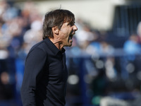 Antonio Conte coaches Napoli during the Serie A soccer match between Empoli FC and SSC Napoli at Stadio Carlo Castellani in Empoli, Italy, o...