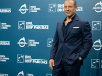 Stefano Accorsi attends the ''Il Treno Dei Bambini'' photocall during the 19th Rome Film Festival at Auditorium Parco Della Musica in Rome,...