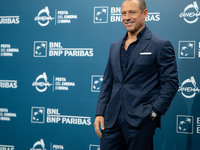 Stefano Accorsi attends the ''Il Treno Dei Bambini'' photocall during the 19th Rome Film Festival at Auditorium Parco Della Musica in Rome,...