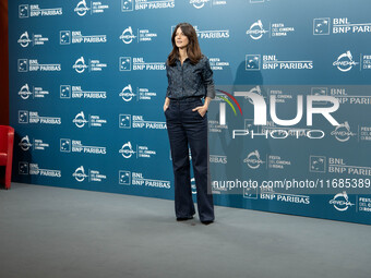 Barbara Ronchi attends the ''Il Treno Dei Bambini'' photocall during the 19th Rome Film Festival at Auditorium Parco Della Musica in Rome, I...