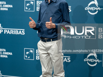 Christian Cervone attends the ''Il Treno Dei Bambini'' photocall during the 19th Rome Film Festival at Auditorium Parco Della Musica in Rome...