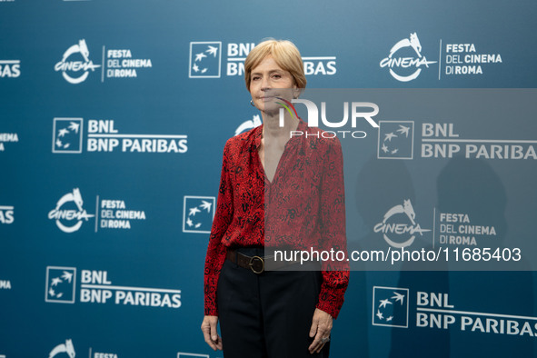 Cristina Comencini attends the ''Il Treno Dei Bambini'' photocall during the 19th Rome Film Festival at Auditorium Parco Della Musica in Rom...