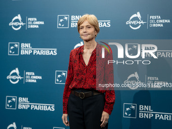 Cristina Comencini attends the ''Il Treno Dei Bambini'' photocall during the 19th Rome Film Festival at Auditorium Parco Della Musica in Rom...