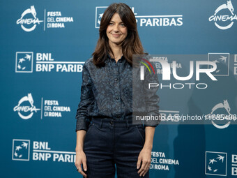 Barbara Ronchi attends the ''Il Treno Dei Bambini'' photocall during the 19th Rome Film Festival at Auditorium Parco Della Musica in Rome, I...