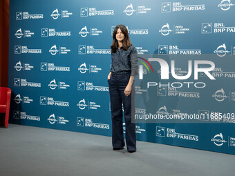 Barbara Ronchi attends the ''Il Treno Dei Bambini'' photocall during the 19th Rome Film Festival at Auditorium Parco Della Musica in Rome, I...