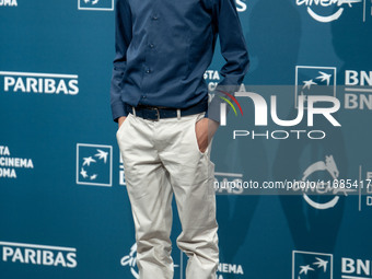 Christian Cervone attends the ''Il Treno Dei Bambini'' photocall during the 19th Rome Film Festival at Auditorium Parco Della Musica in Rome...