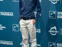 Christian Cervone attends the ''Il Treno Dei Bambini'' photocall during the 19th Rome Film Festival at Auditorium Parco Della Musica in Rome...