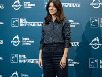 Barbara Ronchi attends the ''Il Treno Dei Bambini'' photocall during the 19th Rome Film Festival at Auditorium Parco Della Musica in Rome, I...