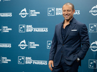 Stefano Accorsi attends the ''Il Treno Dei Bambini'' photocall during the 19th Rome Film Festival at Auditorium Parco Della Musica in Rome,...