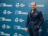 Stefano Accorsi attends the ''Il Treno Dei Bambini'' photocall during the 19th Rome Film Festival at Auditorium Parco Della Musica in Rome,...