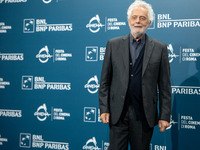 Nicola Piovani attends the ''Il Treno Dei Bambini'' photocall during the 19th Rome Film Festival at Auditorium Parco Della Musica in Rome, I...