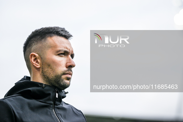 AFC Ajax Amsterdam trainer Francesco Fariolo is present during the match between Heracles Almelo and Ajax at the Asito Stadium for the Dutch...