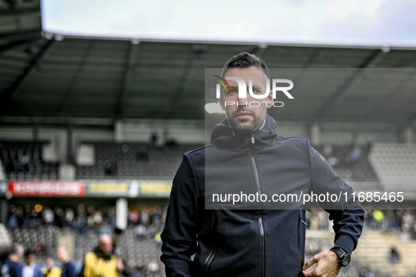 AFC Ajax Amsterdam trainer Francesco Fariolo is present during the match between Heracles Almelo and Ajax at the Asito Stadium for the Dutch...