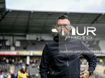 AFC Ajax Amsterdam trainer Francesco Fariolo is present during the match between Heracles Almelo and Ajax at the Asito Stadium for the Dutch...