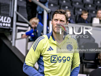 AFC Ajax Amsterdam forward Wout Weghorst plays during the match between Heracles Almelo and Ajax at the Asito Stadium for the Dutch Eredivis...