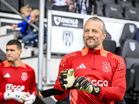 AFC Ajax Amsterdam goalkeeper Remko Pasveer plays during the match between Heracles Almelo and Ajax at the Asito Stadium for the Dutch Eredi...