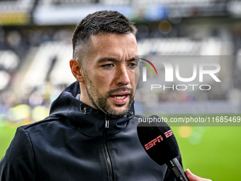 AFC Ajax Amsterdam trainer Francesco Fariolo is present during the match between Heracles Almelo and Ajax at the Asito Stadium for the Dutch...