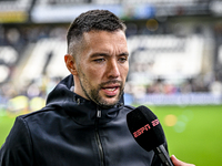 AFC Ajax Amsterdam trainer Francesco Fariolo is present during the match between Heracles Almelo and Ajax at the Asito Stadium for the Dutch...