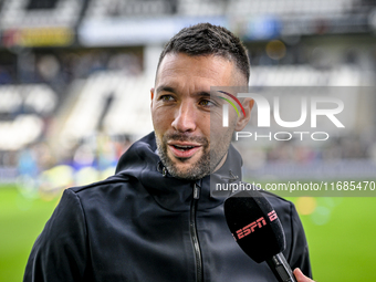 AFC Ajax Amsterdam trainer Francesco Fariolo is present during the match between Heracles Almelo and Ajax at the Asito Stadium for the Dutch...