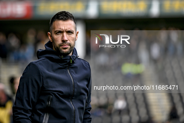 AFC Ajax Amsterdam trainer Francesco Fariolo is present during the match between Heracles Almelo and Ajax at the Asito Stadium for the Dutch...