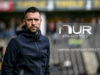 AFC Ajax Amsterdam trainer Francesco Fariolo is present during the match between Heracles Almelo and Ajax at the Asito Stadium for the Dutch...