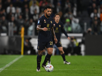 Douglas Luiz of Juventus FC is in action during the match between Juventus FC and SS Lazio in the 8th round of the Italian Lega Serie A Enil...