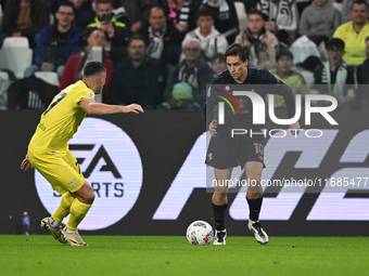 Kenan Yildiz of Juventus FC is in action during the Juventus FC vs. SS Lazio match, the 8th round of the Italian Lega Serie A Enilive 24/25,...