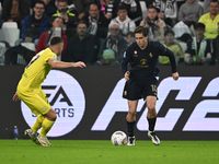 Kenan Yildiz of Juventus FC is in action during the Juventus FC vs. SS Lazio match, the 8th round of the Italian Lega Serie A Enilive 24/25,...