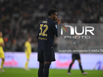 Juan Cabal of Juventus FC looks on during the match between Juventus FC and SS Lazio in the 8th round of Italian Lega Serie A Enilive 24/25...